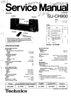 Technics - SUCH-900-Schematics 